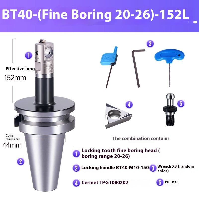 1070-SDJ Fine Boring Tools Fine Boring Heads Adjustable BT40 Fine Boring Tools Set Machining Center Small Bore Fine Boring Tools Shandong Denso Pricision Tools Co.,Ltd.
